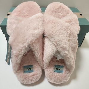 Toms Ladies Susie Faux Fur Slippers